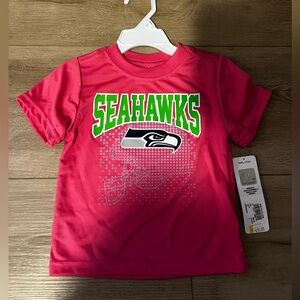 NFL Seattle Seahawks Pink Kids Short Sleeve Tee